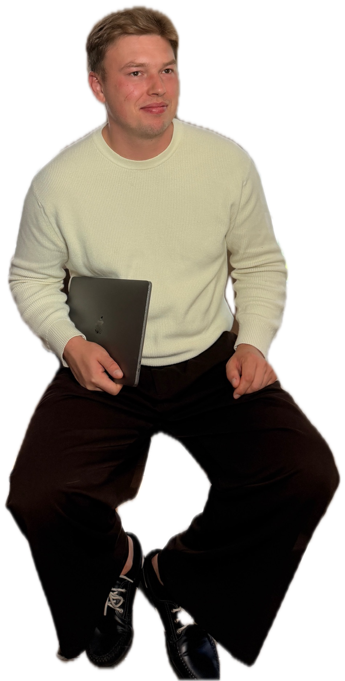 Jan mit Laptop